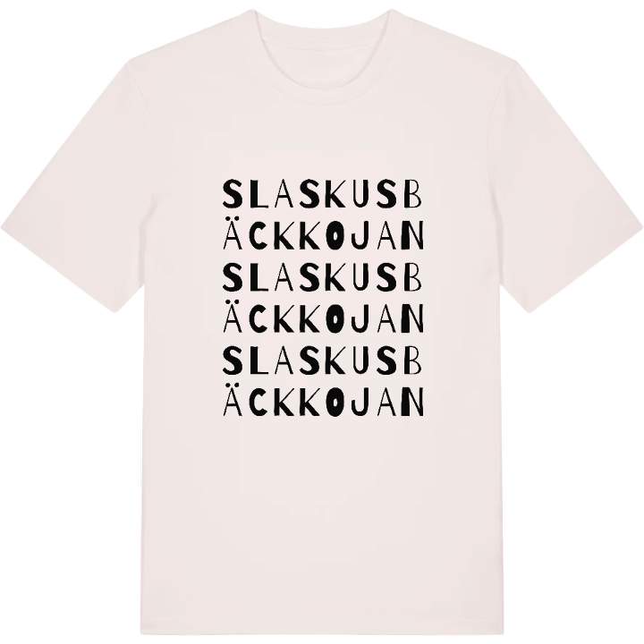 Slaskusbäckkojan ordlek t-shirt – t-shirt från PinShirt