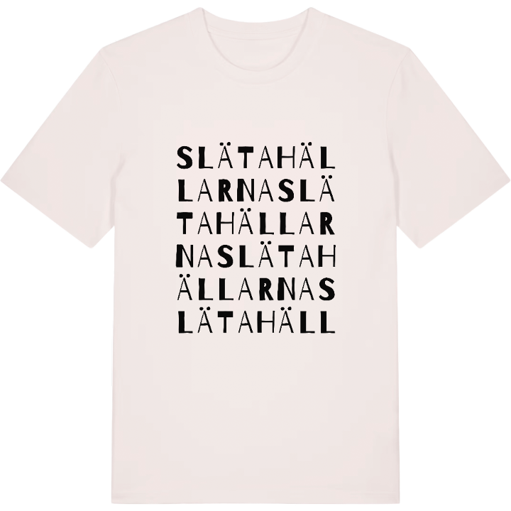 Släta Hällarna ordlek t-shirt – t-shirt från PinShirt