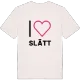 Jag älskar Slätt t-shirt stort tryck
