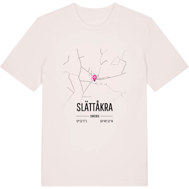 Slättåkra karta t-shirt – t-shirt från PinShirt