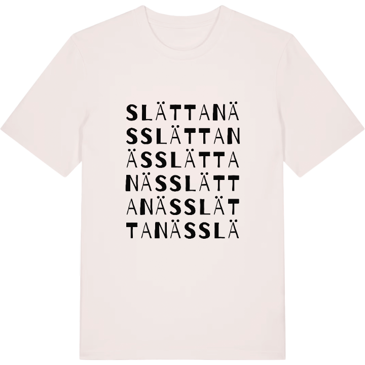 Slättanäs ordlek t-shirt – t-shirt från PinShirt