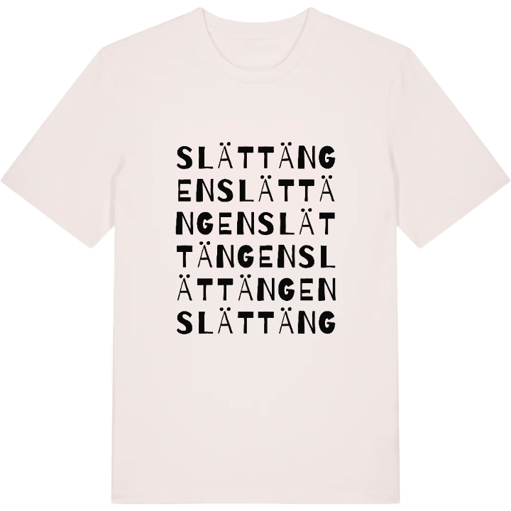 Slättängen ordlek t-shirt – t-shirt från PinShirt
