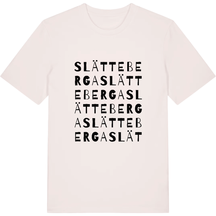 Slätteberga ordlek t-shirt – t-shirt från PinShirt