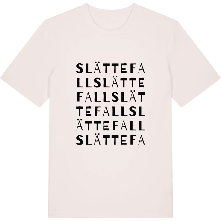 Slättefall ordlek t-shirt – t-shirt från PinShirt