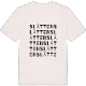 Slätten ordlek t-shirt