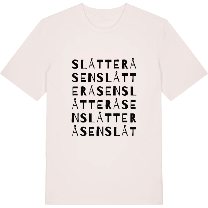 Slåtteråsen ordlek t-shirt – t-shirt från PinShirt