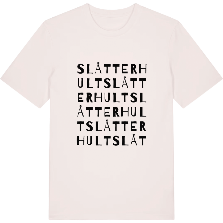 Slåtterhult ordlek t-shirt – t-shirt från PinShirt