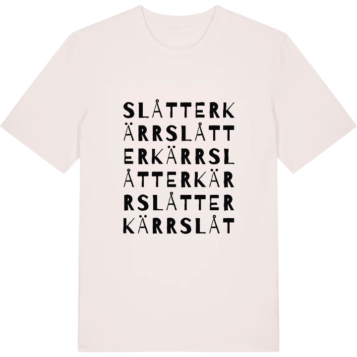 Slåtterkärr ordlek t-shirt – t-shirt från PinShirt