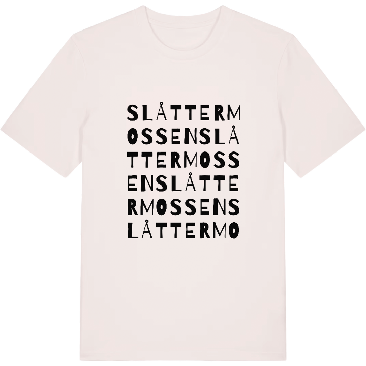 Slåttermossen ordlek t-shirt – t-shirt från PinShirt