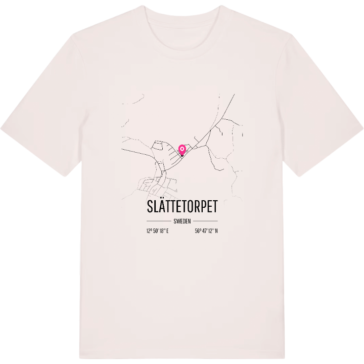 Slättetorpet karta t-shirt – t-shirt från PinShirt
