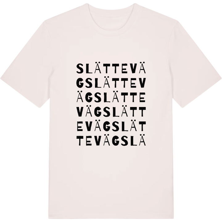 Slätteväg ordlek t-shirt – t-shirt från PinShirt