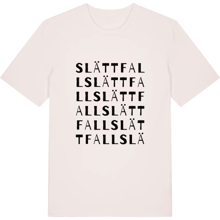 Slättfall ordlek t-shirt – t-shirt från PinShirt