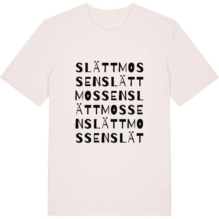 Slättmossen ordlek t-shirt – t-shirt från PinShirt