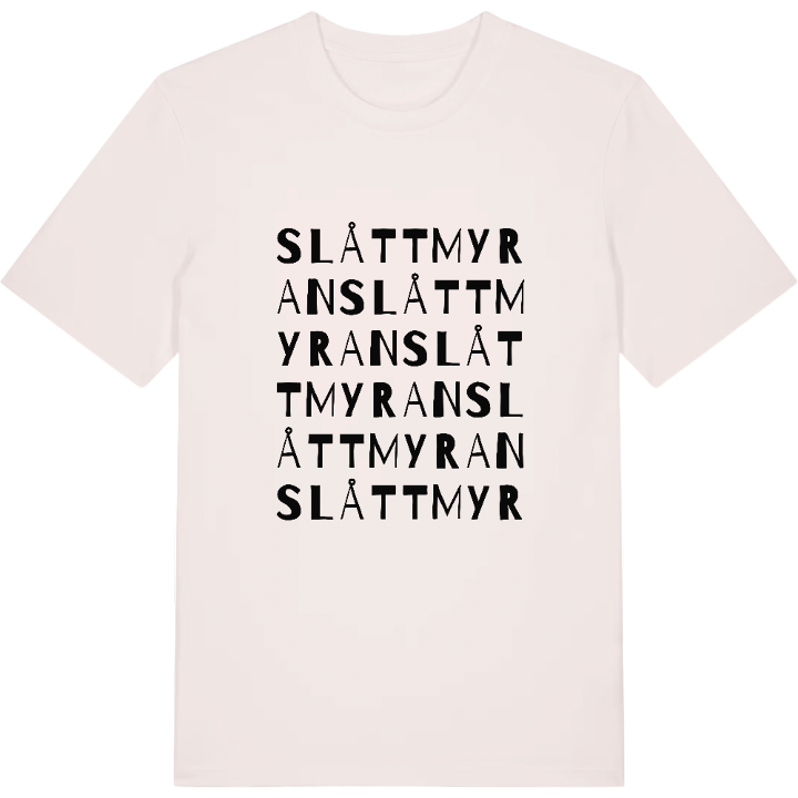 Slåttmyran ordlek t-shirt – t-shirt från PinShirt