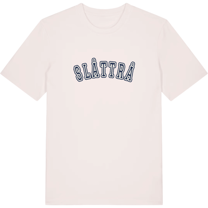 Slåttrå college t-shirt – t-shirt från PinShirt
