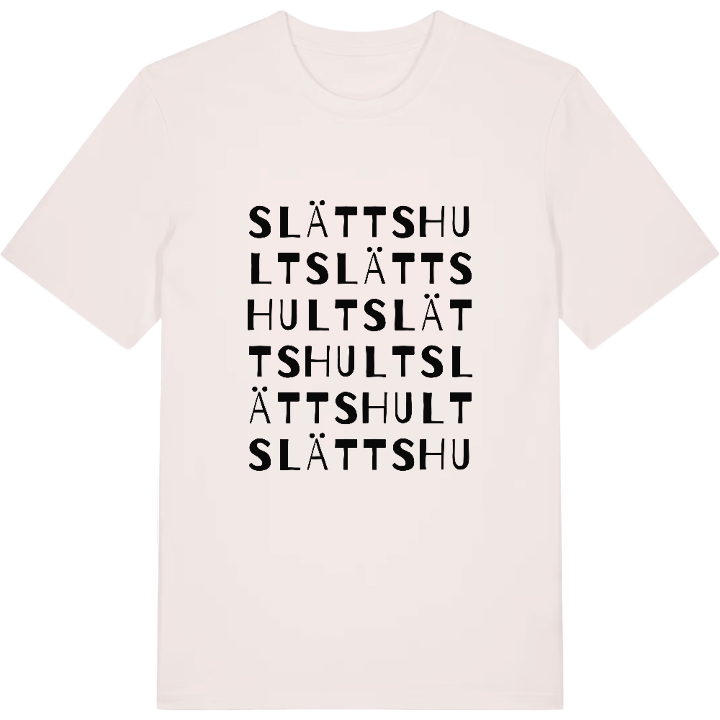 Slättshult ordlek t-shirt – t-shirt från PinShirt