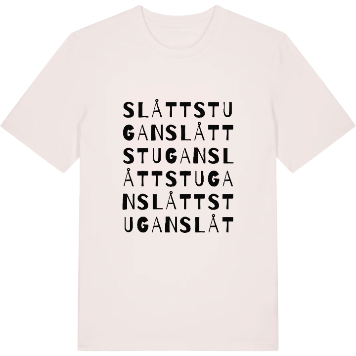 Slåttstugan ordlek t-shirt – t-shirt från PinShirt