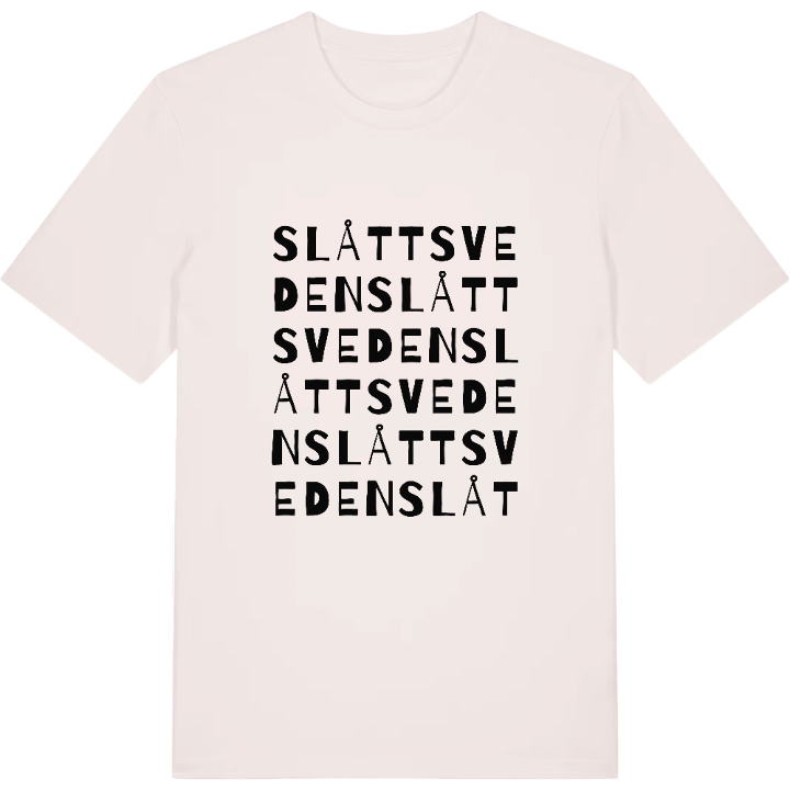 Slåttsveden ordlek t-shirt – t-shirt från PinShirt