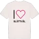Jag älskar Slättvål t-shirt stort tryck