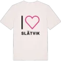 Jag älskar Slätvik t-shirt stort tryck