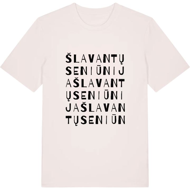 Šlavantų seniūnija ordlek t-shirt – t-shirt från PinShirt