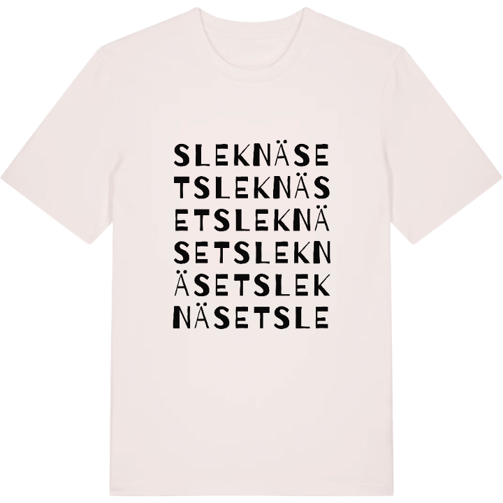 Sleknäset ordlek t-shirt – t-shirt från PinShirt