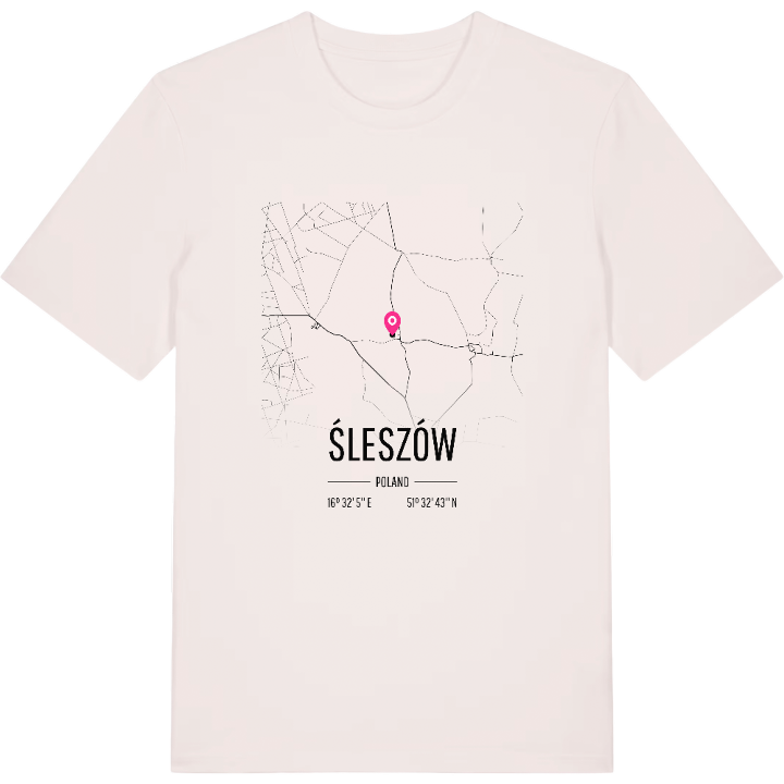 Śleszów karta t-shirt – t-shirt från PinShirt