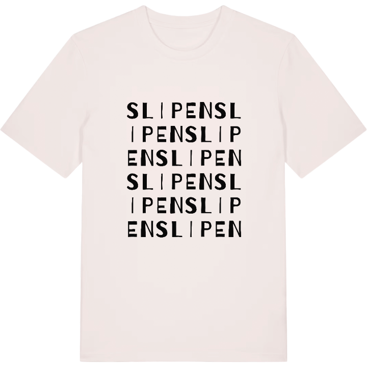 Slipen ordlek t-shirt – t-shirt från PinShirt