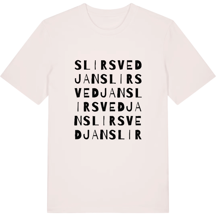 Slirsvedjan ordlek t-shirt – t-shirt från PinShirt