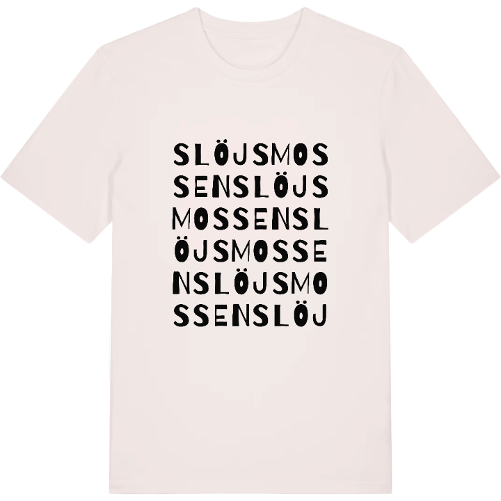 Slöjsmossen ordlek t-shirt – t-shirt från PinShirt