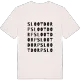 Slootdorp ordlek t-shirt