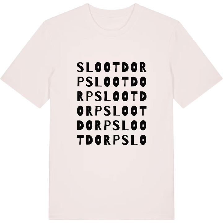 Slootdorp ordlek t-shirt – t-shirt från PinShirt