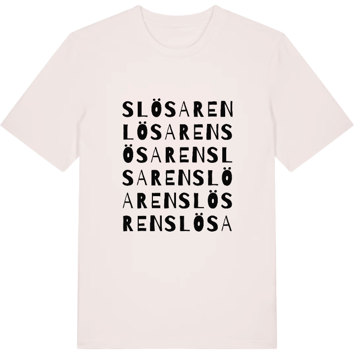 Slösaren ordlek t-shirt – t-shirt från PinShirt