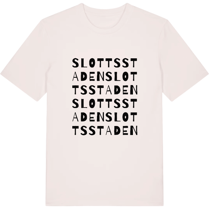 Slottsstaden ordlek t-shirt – t-shirt från PinShirt