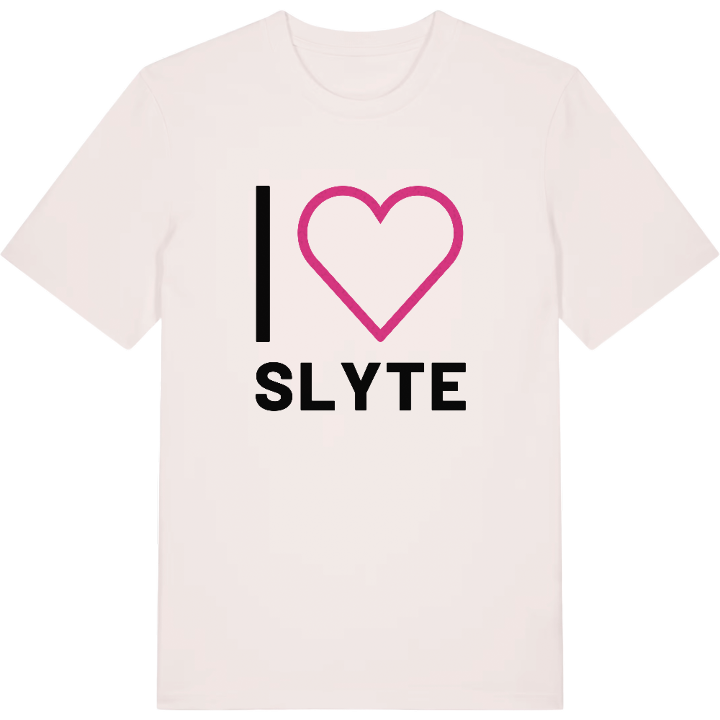Jag älskar Slyte t-shirt stort tryck – t-shirt från PinShirt