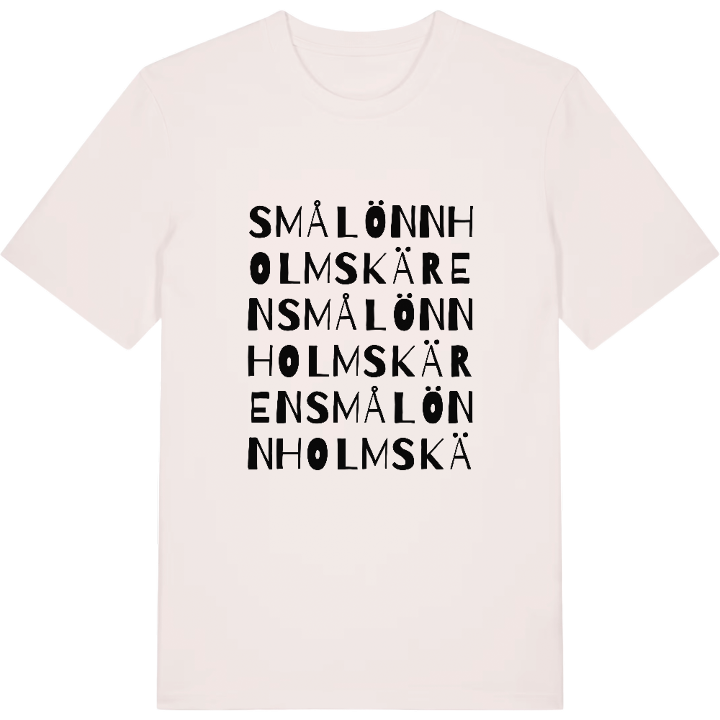 Små Lönnholmskären ordlek t-shirt – t-shirt från PinShirt
