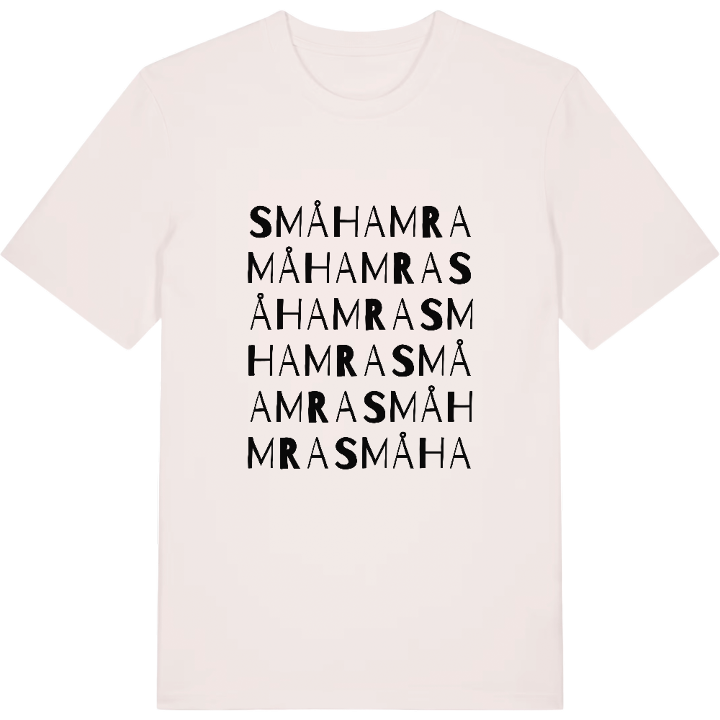Småhamra ordlek t-shirt – t-shirt från PinShirt