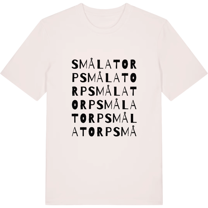 Smålatorp ordlek t-shirt – t-shirt från PinShirt