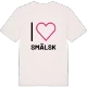 Jag älskar Smälsk t-shirt stort tryck