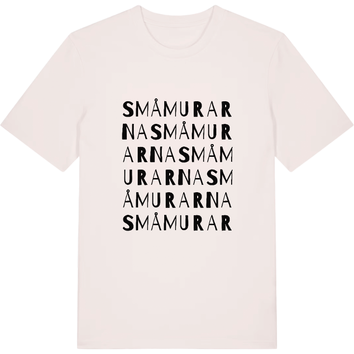Småmurarna ordlek t-shirt – t-shirt från PinShirt