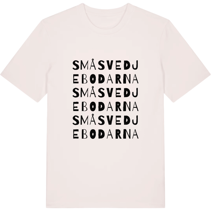 Småsvedjebodarna ordlek t-shirt – t-shirt från PinShirt