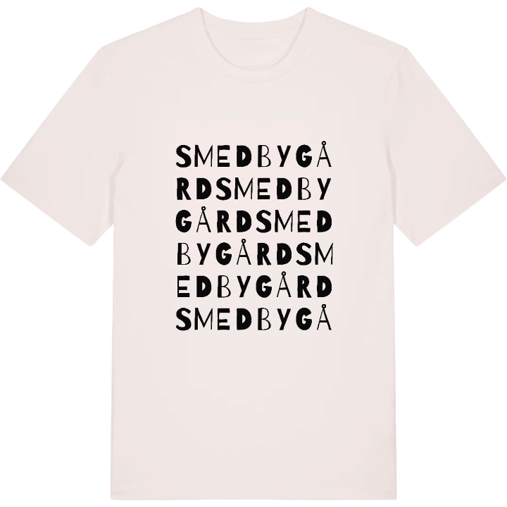 Smedby gård ordlek t-shirt – t-shirt från PinShirt