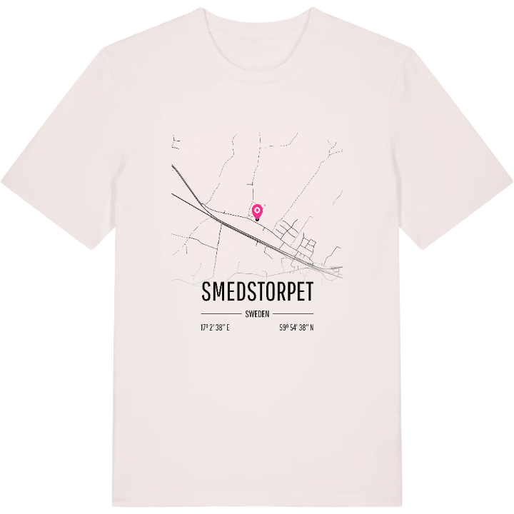 Smedstorpet karta t-shirt – t-shirt från PinShirt