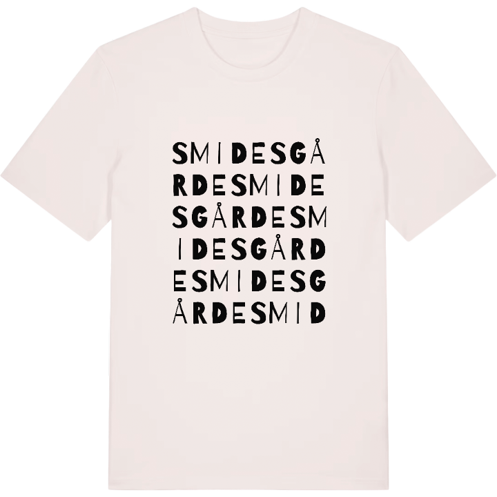 Smidesgårde ordlek t-shirt – t-shirt från PinShirt