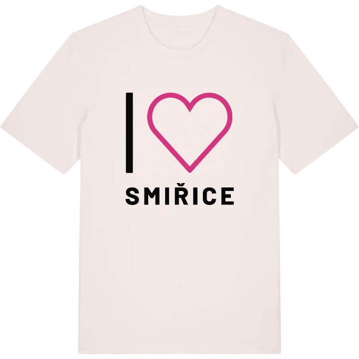Jag älskar Smiřice t-shirt stort tryck – t-shirt från PinShirt
