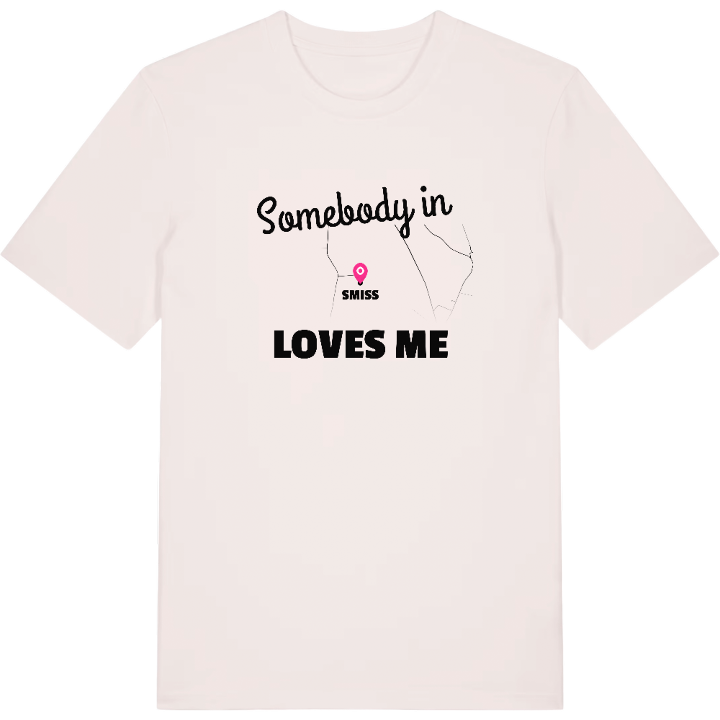 Någon i Smiss älskar mig t-shirt – t-shirt från PinShirt