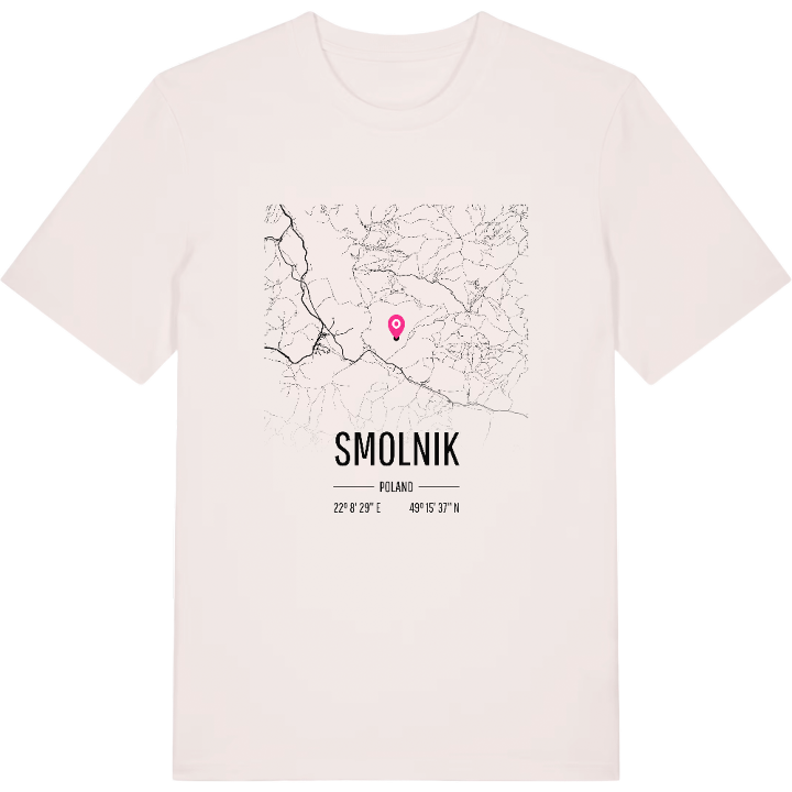 Smolnik karta t-shirt – t-shirt från PinShirt