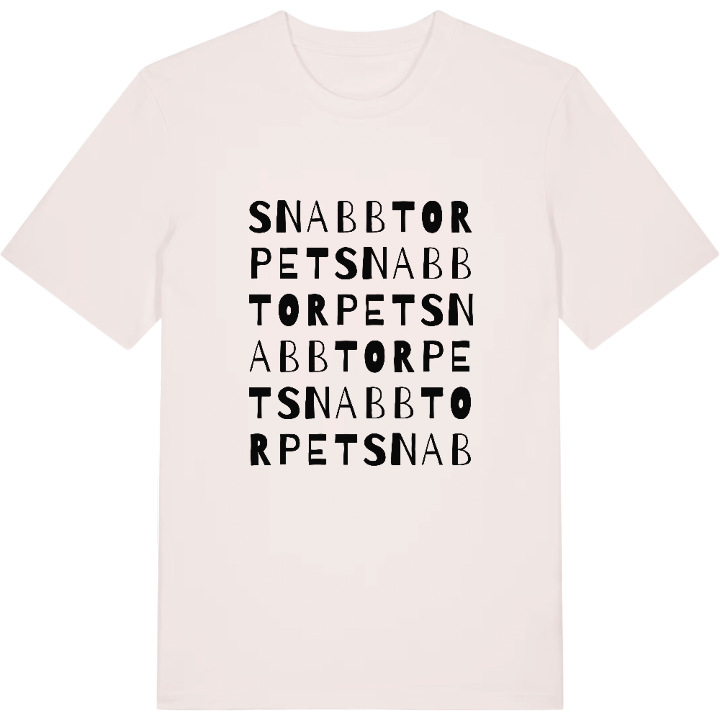 Snabbtorpet ordlek t-shirt – t-shirt från PinShirt