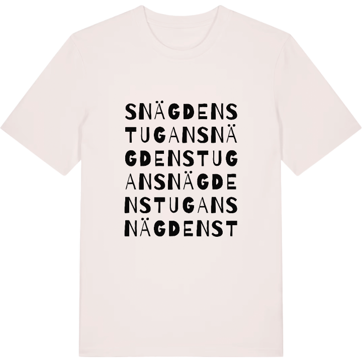 Snägdenstugan ordlek t-shirt – t-shirt från PinShirt