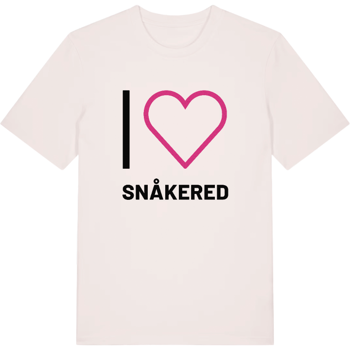 Jag älskar Snåkered t-shirt stort tryck – t-shirt från PinShirt